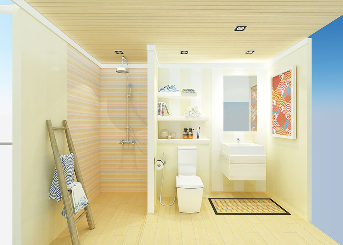ออกแบบห้องน้ำ สไตล์ญี่ปุ่น 