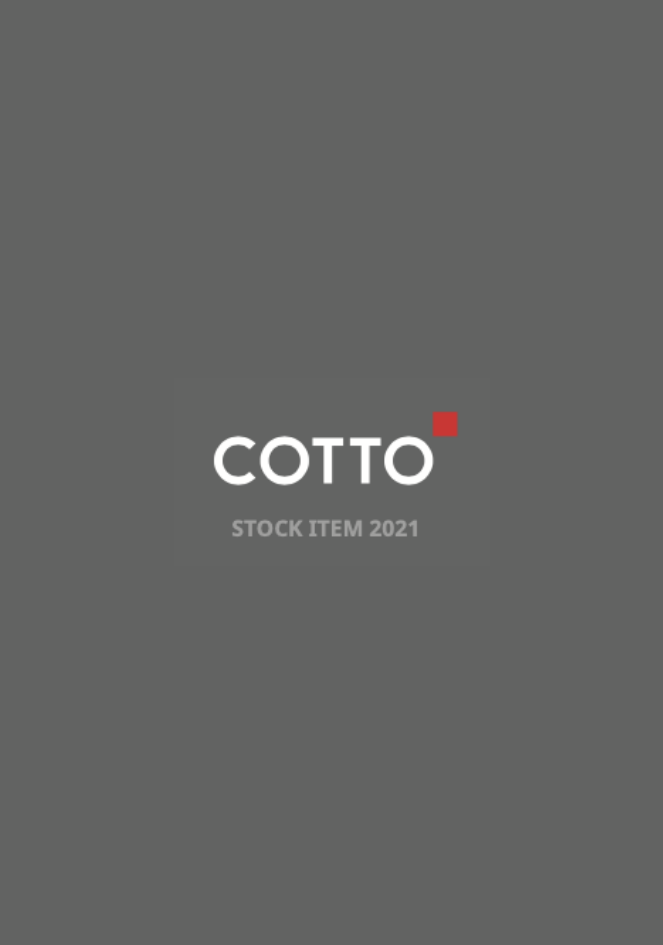 COTTO STOCK ITEM 2021