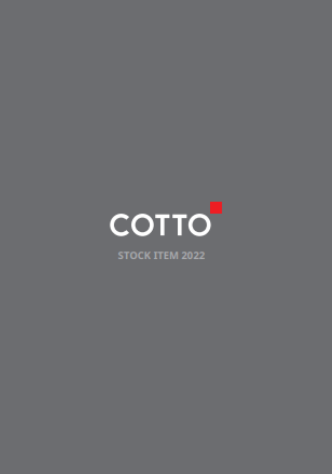 COTTO STOCK ITEM 2022