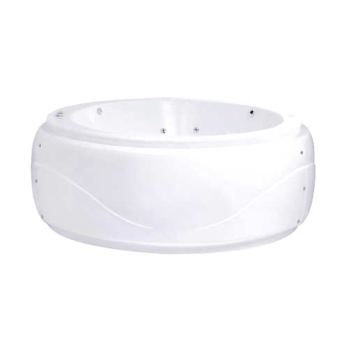 BWA401SPP(H) อ่างอาบน้ำวนพร้อมอัดอากาศ สีขาว รุ่น แอททินา+ขาเหล็ก+SK
