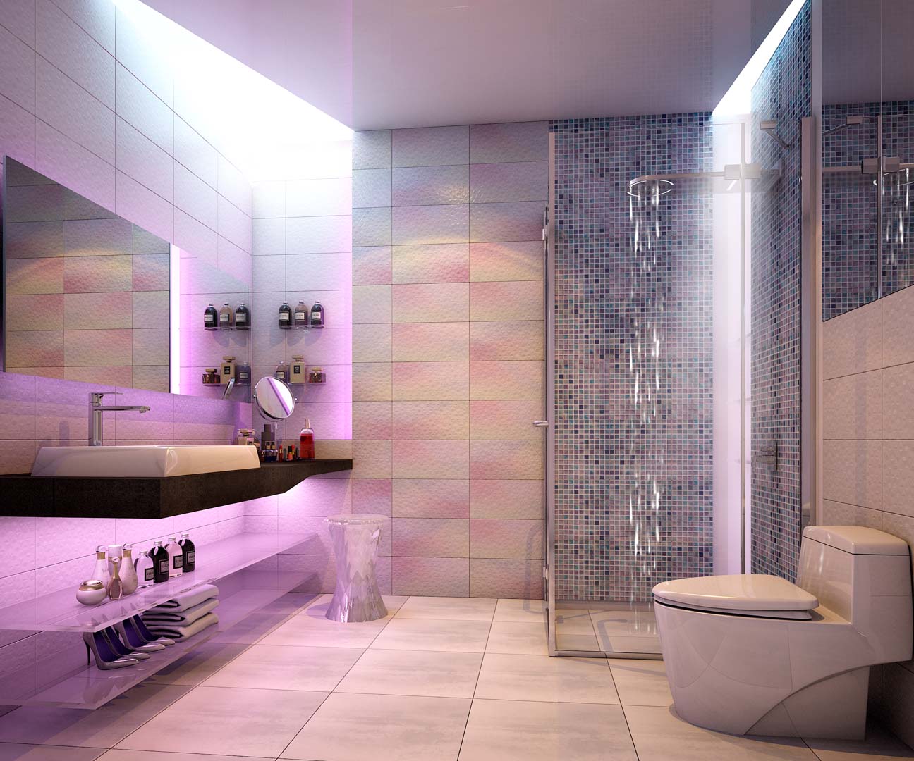 Gl Celebrity Bliss Blue 1s 12x12 Pm Cotto Wall Tiles